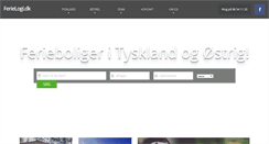 Desktop Screenshot of ferielogi.dk