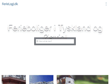 Tablet Screenshot of ferielogi.dk